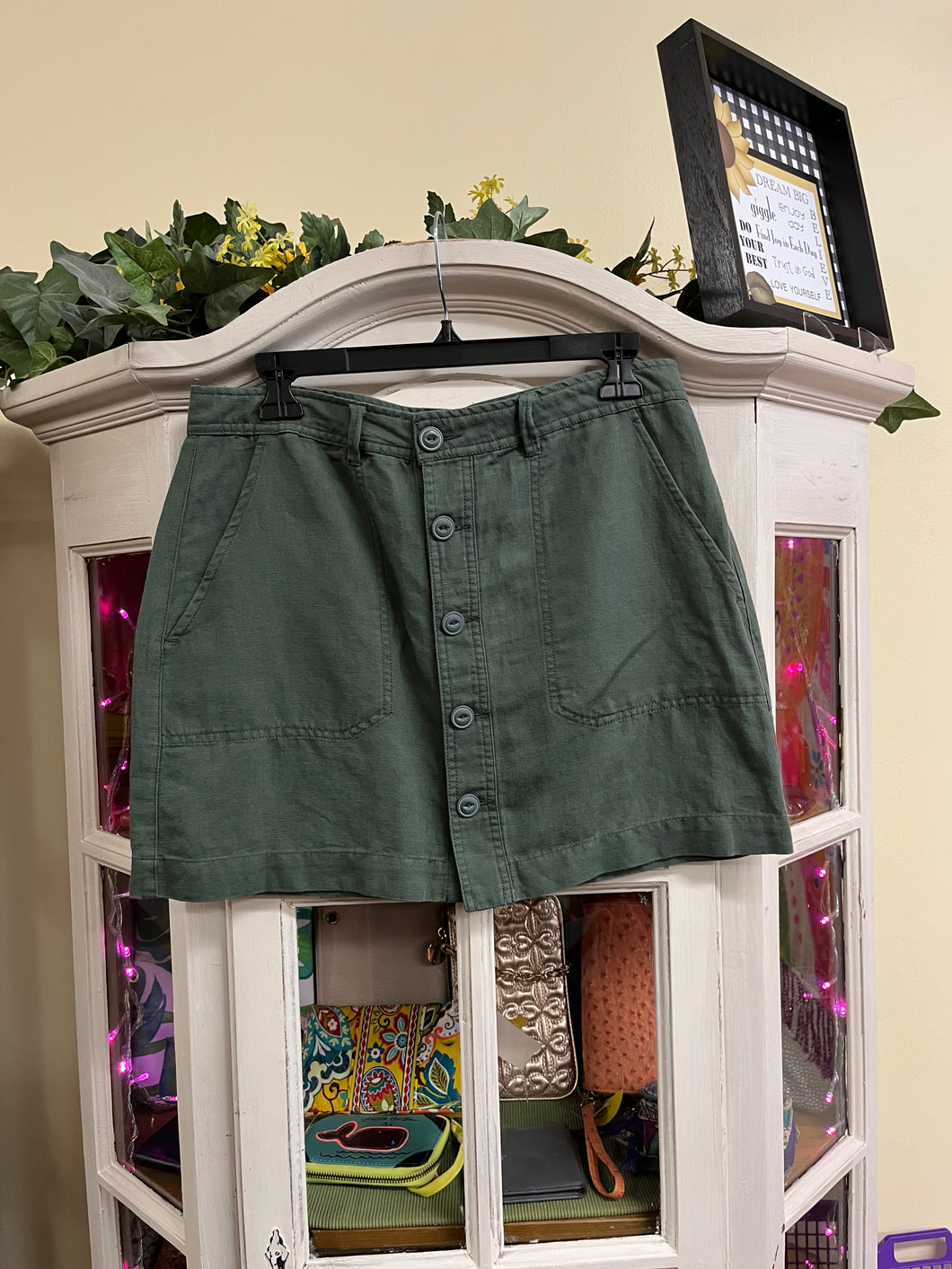 Sanctuary Size Medium Olive Green Skirt